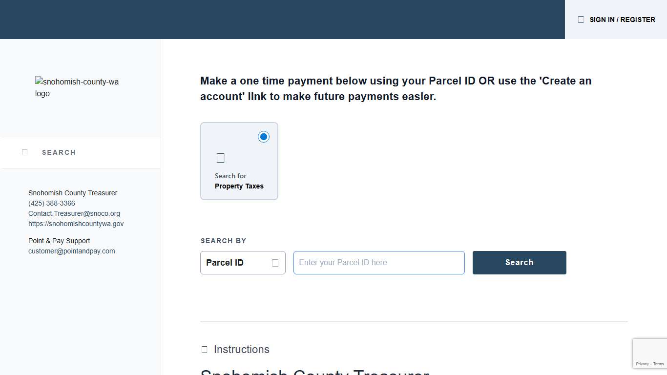 Snohomish County Treasurer Payments